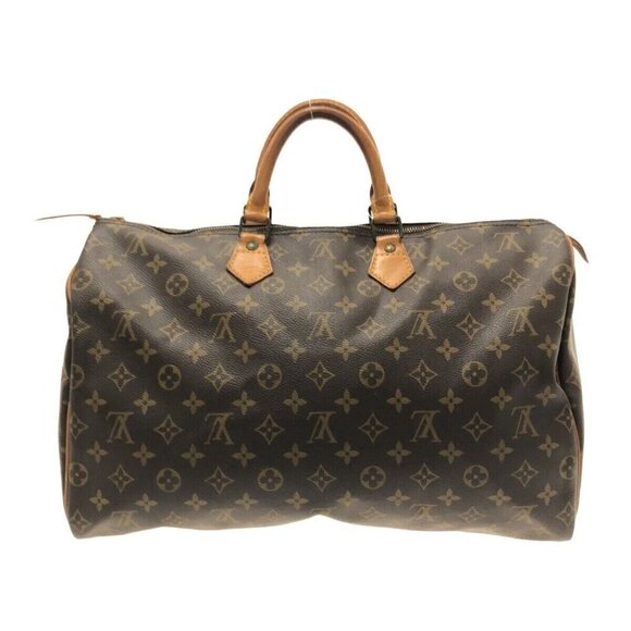 100% Authentic LOUIS VUITTON Speedy 40 Monogram Monogram Hand Bag - Picture 2 of 14